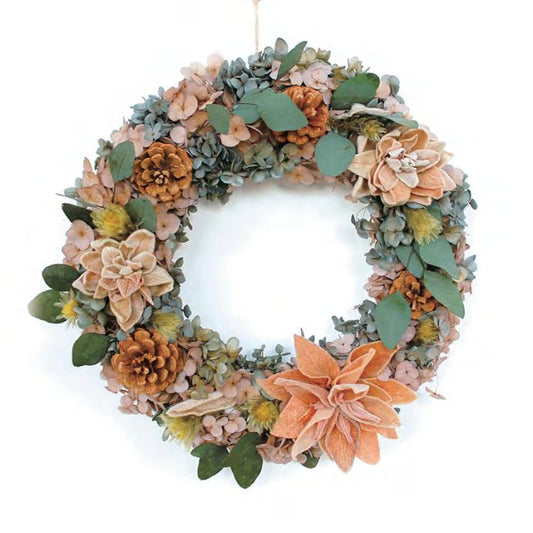 Lu home The Desert Pines Wreath - 15.75”