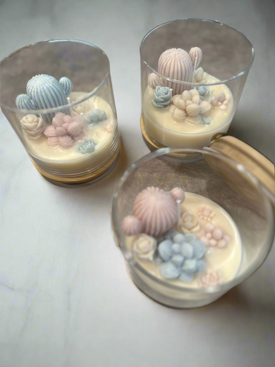 (Faire) Lu home The Succulent Jar Scented Candle