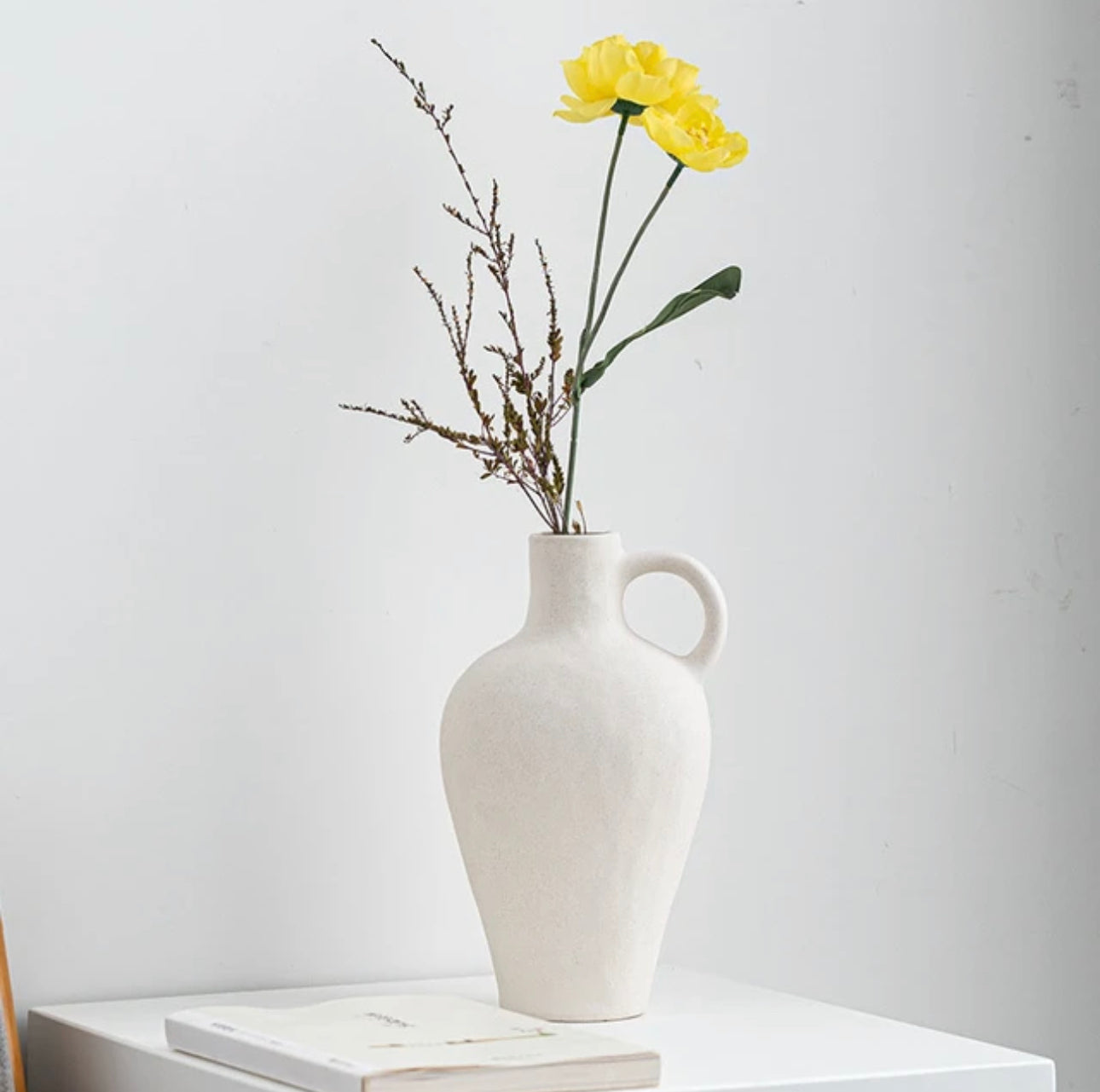 Lu home Handcrafted Rustic Jug Vase