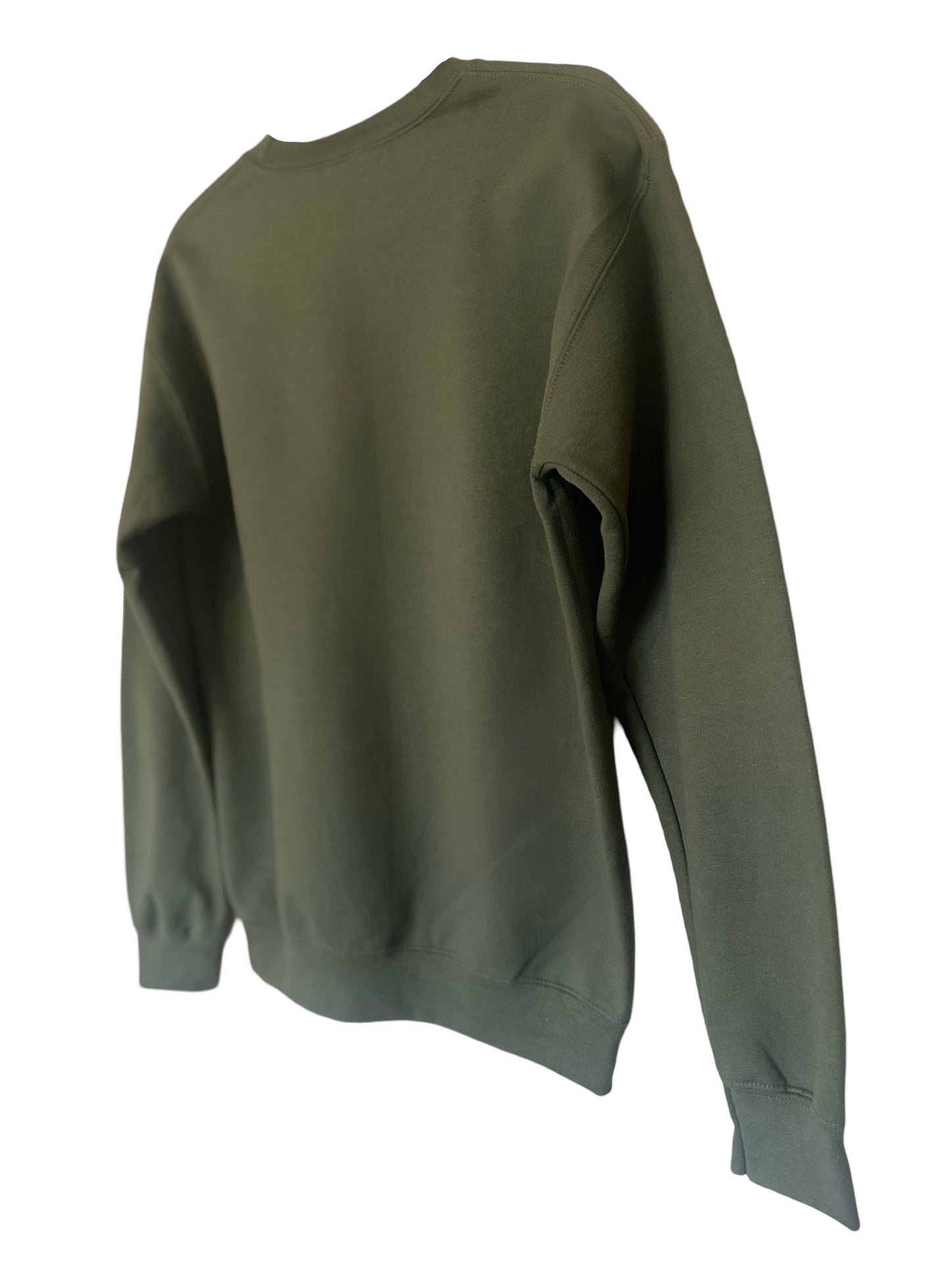 ‘Let go, let God’ Embroidered Oversized Crewneck Sweatshirt