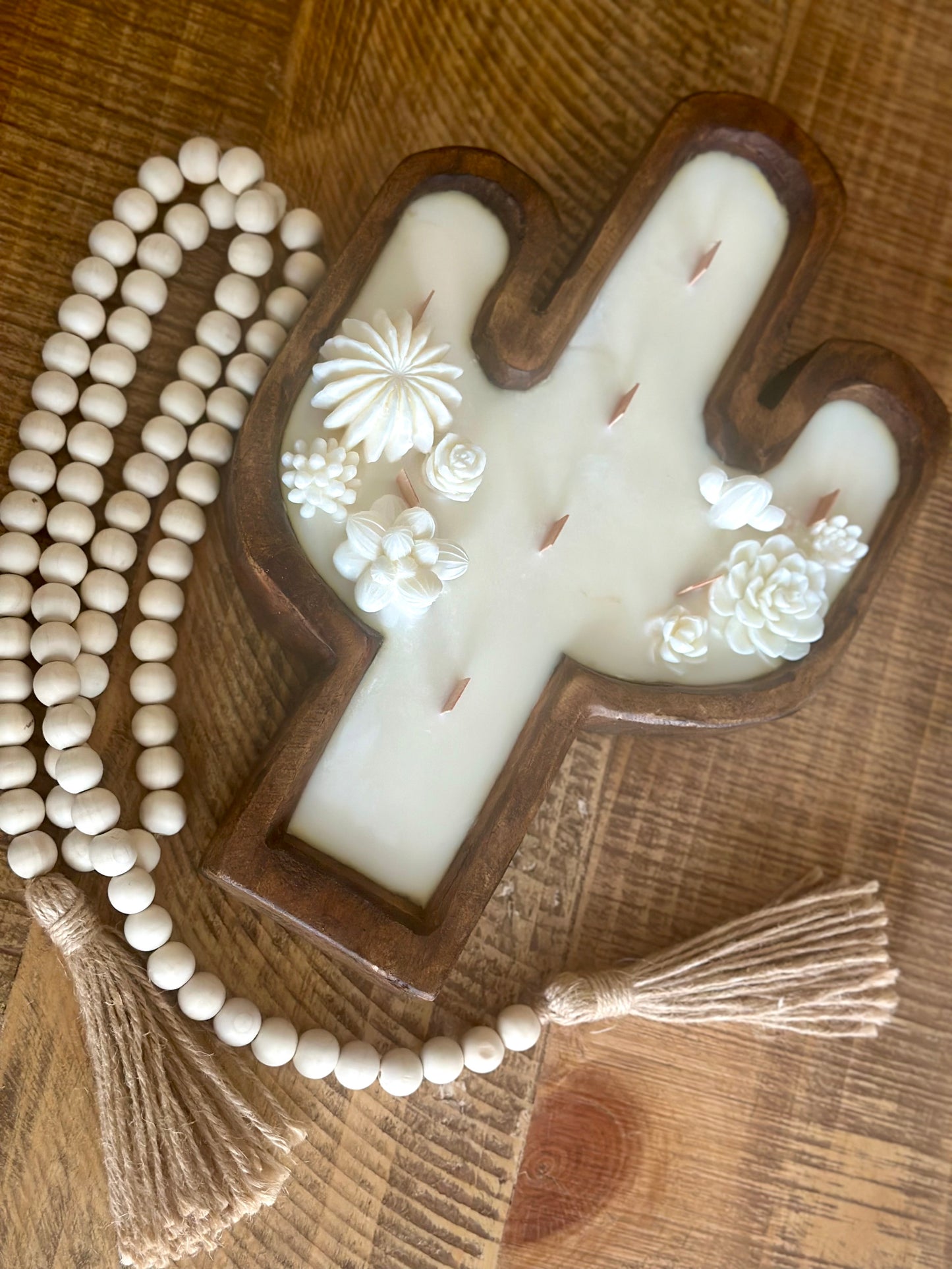Lu home What the Succulent Dough Bowl Candle