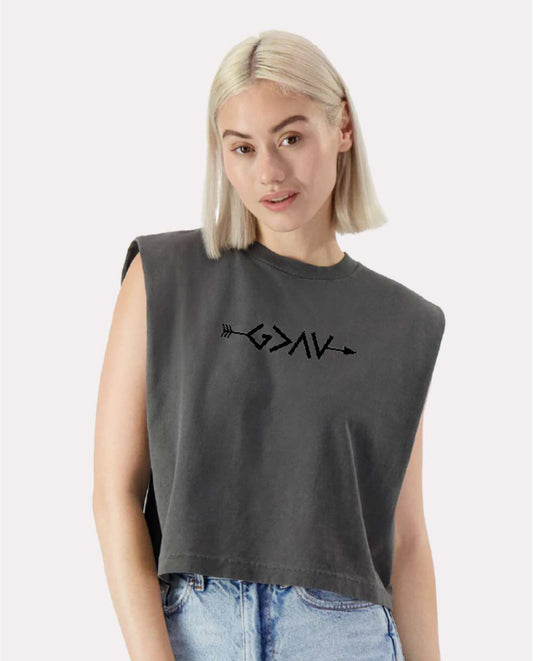 God is Greater Than Muscle Tee