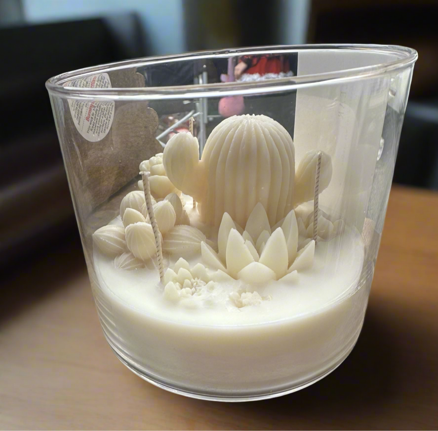 (Faire) Lu home The Succulent Jar Scented Candle