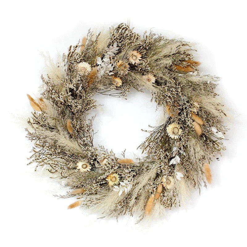 Lu home The Earthy Floral Wildflower Wreath - 22”