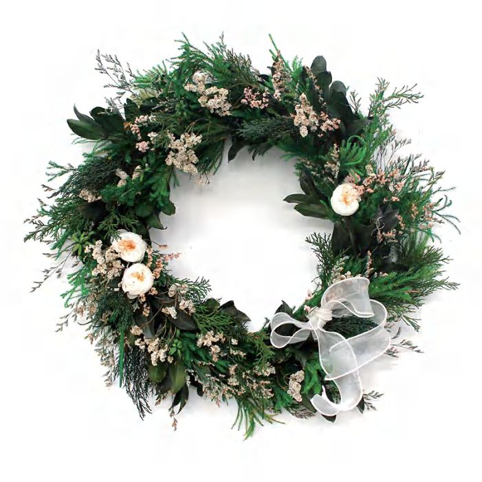 Lu home The Gift of Peonies Spring Wreath - 22”