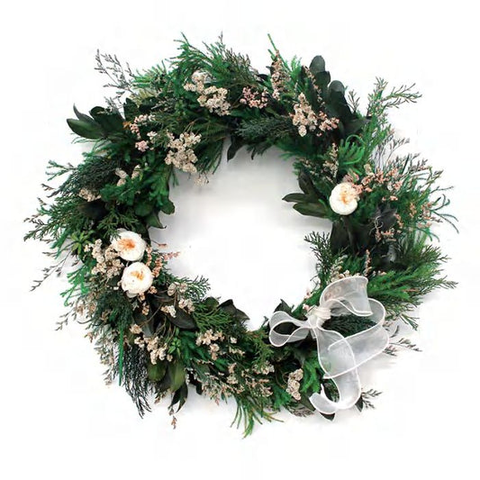 Lu home The Gift of Peonies Spring Wreath - 22”