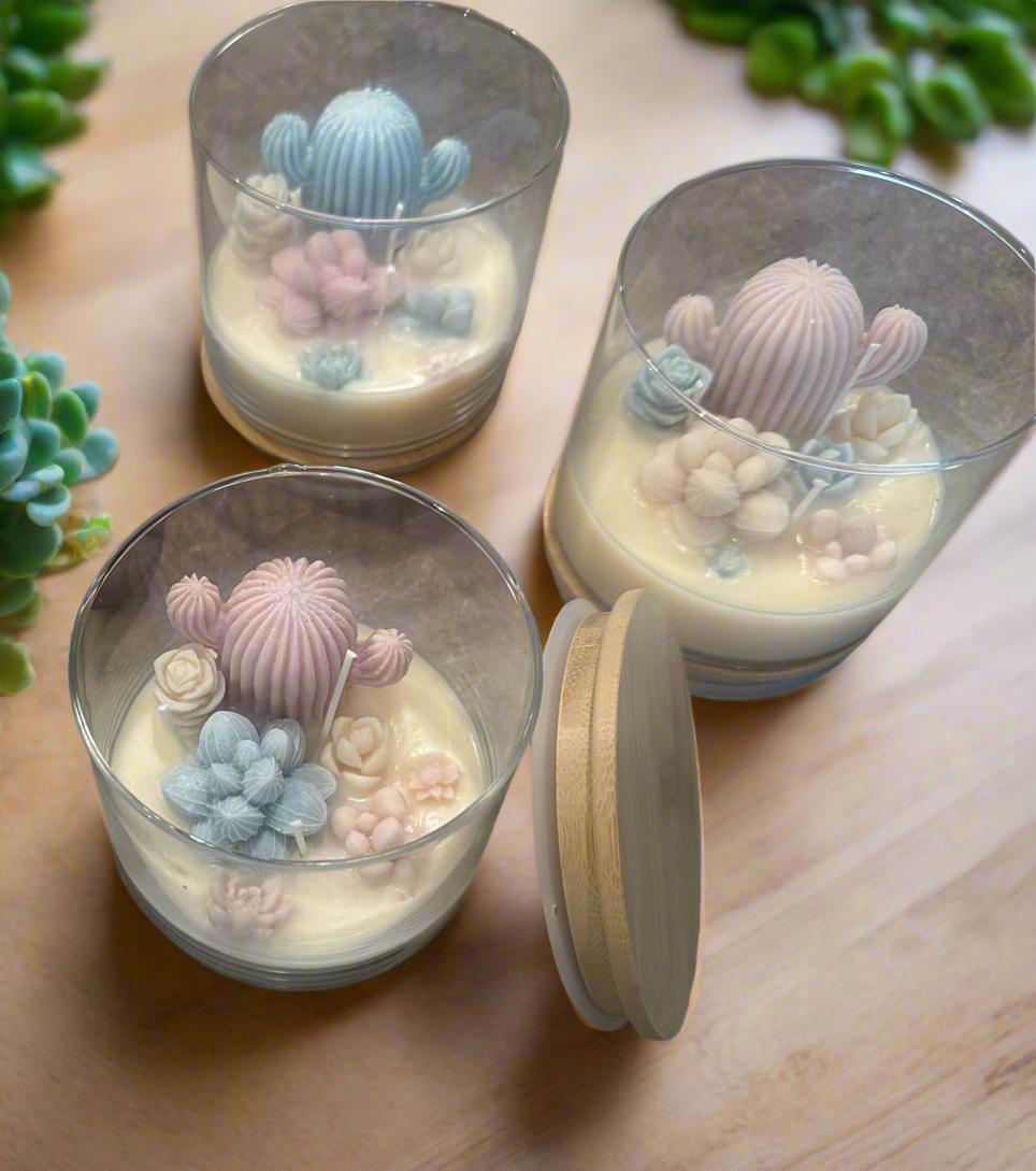 (Faire) Lu home The Succulent Jar Scented Candle