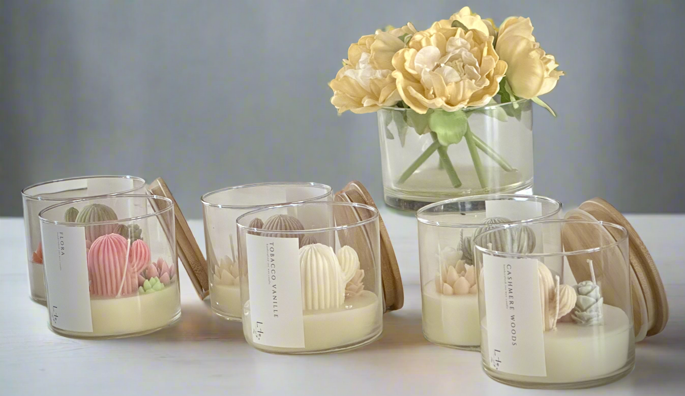 (Faire) Lu home The Succulent Jar Scented Candle
