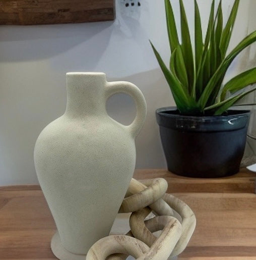 Lu home Handcrafted Rustic Jug Vase