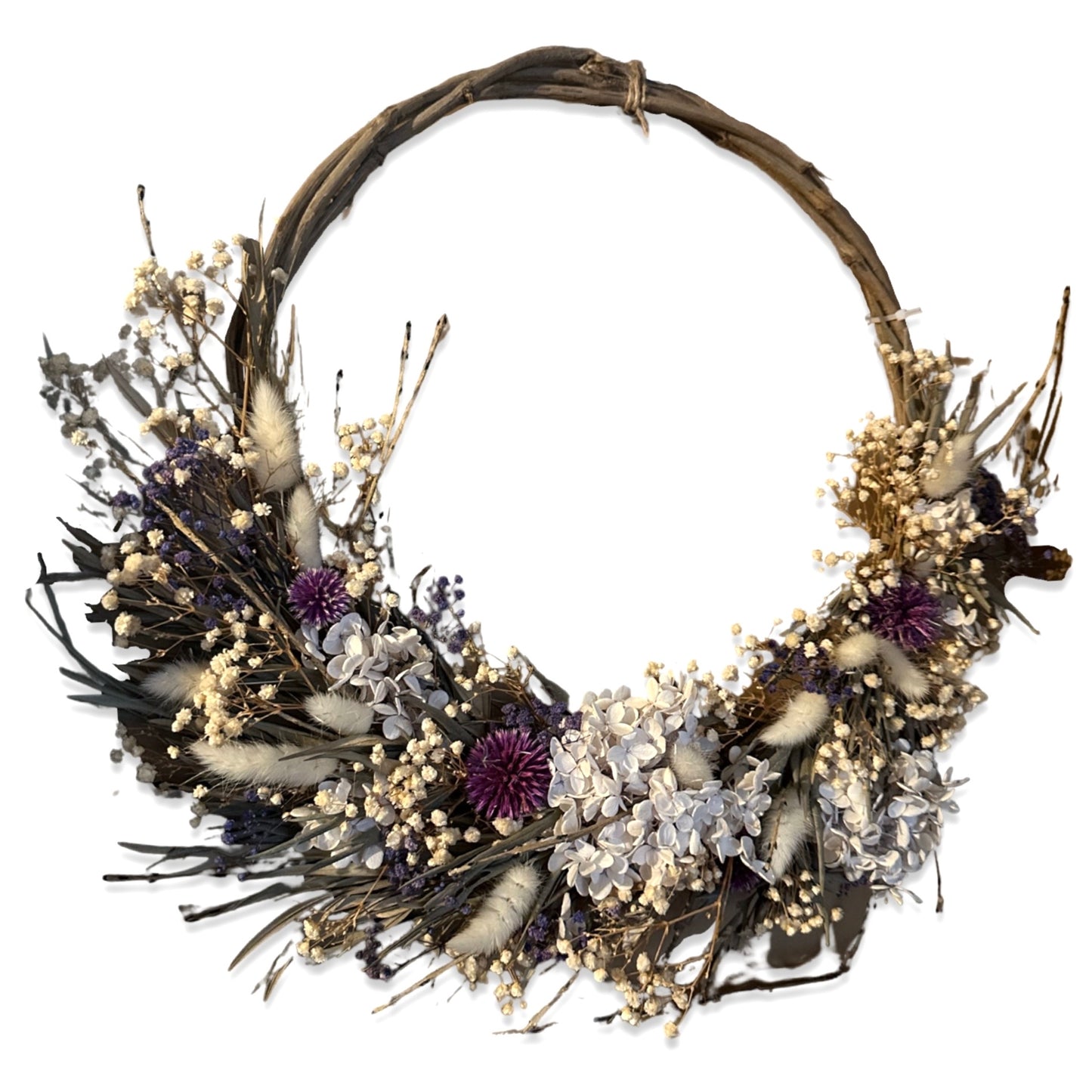 Lu home The Floral & Twig Halo Wreath - 22”