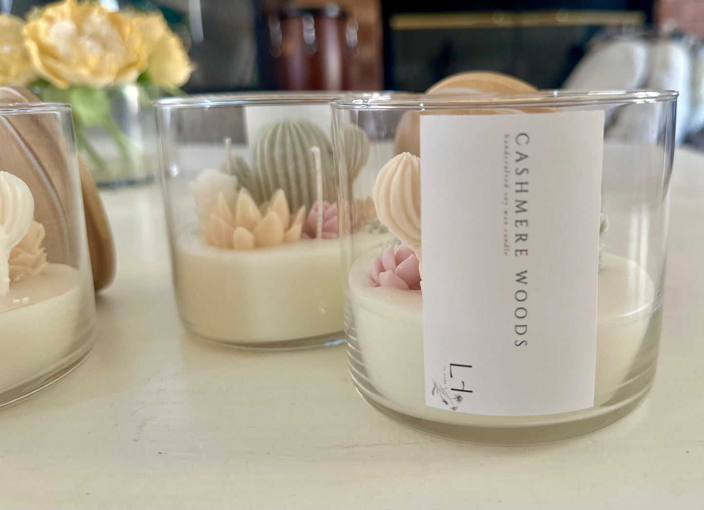 (Faire) Lu home The Succulent Jar Scented Candle
