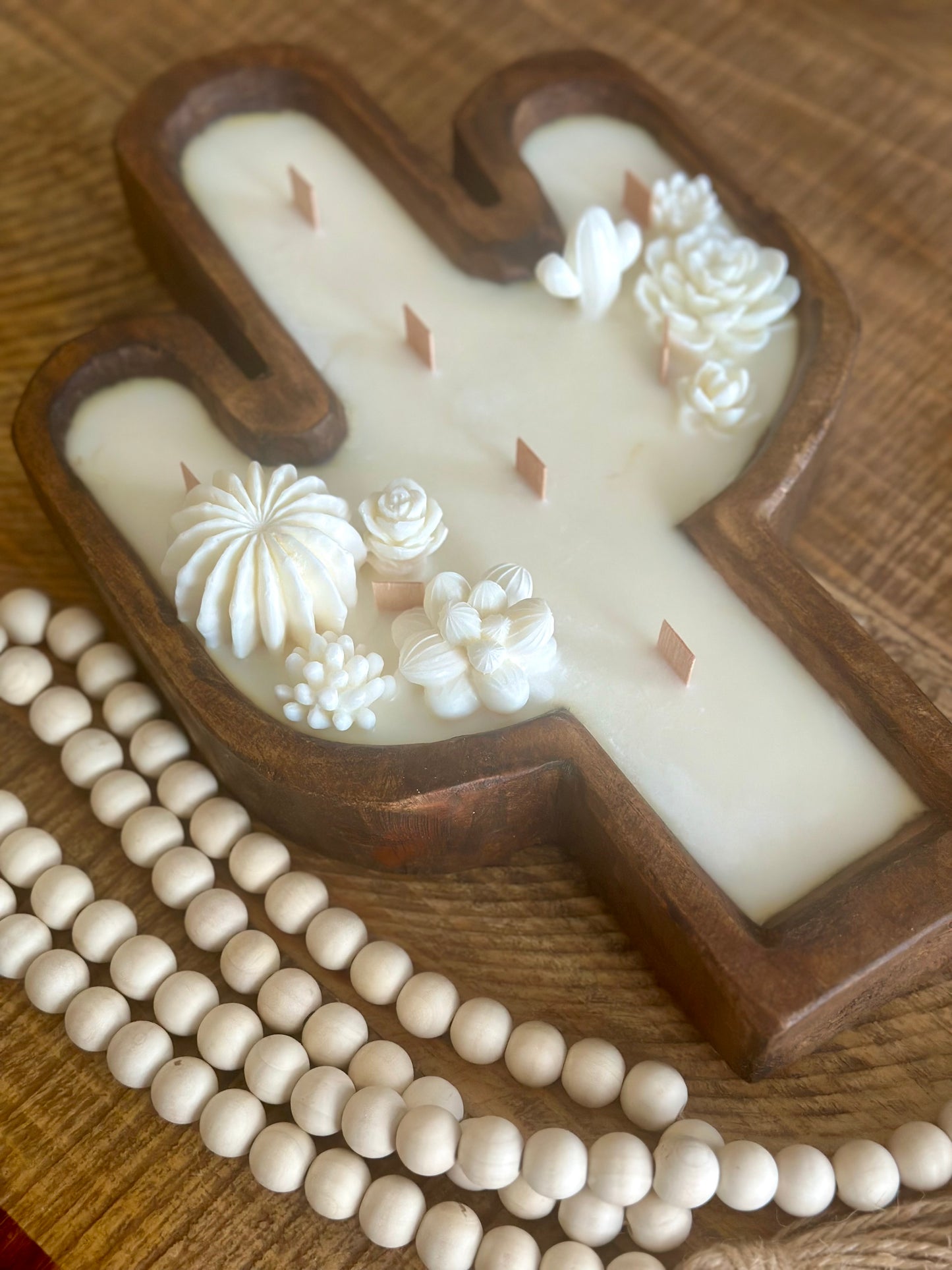 Lu home What the Succulent Dough Bowl Candle