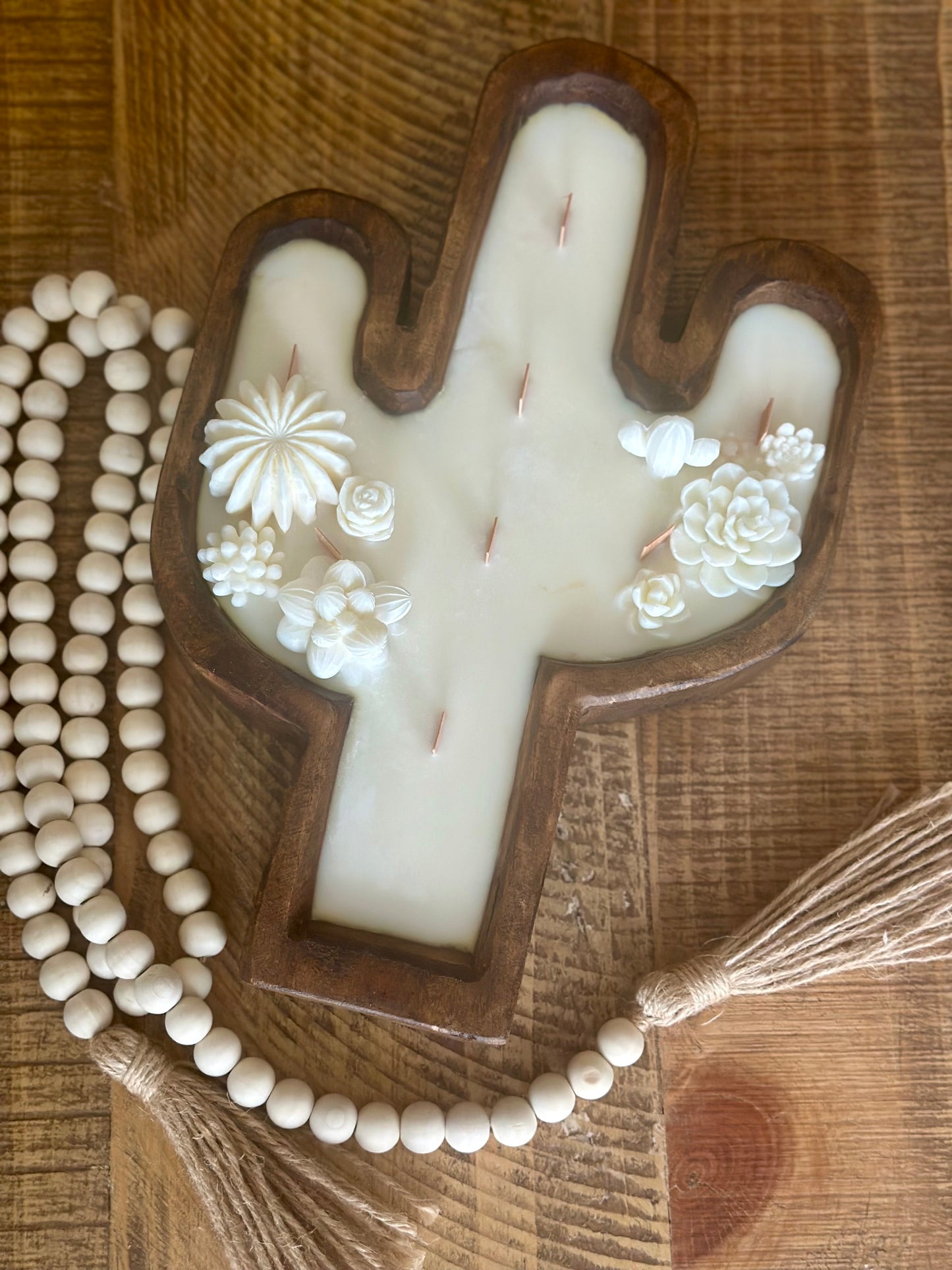 Lu home What the Succulent Dough Bowl Candle