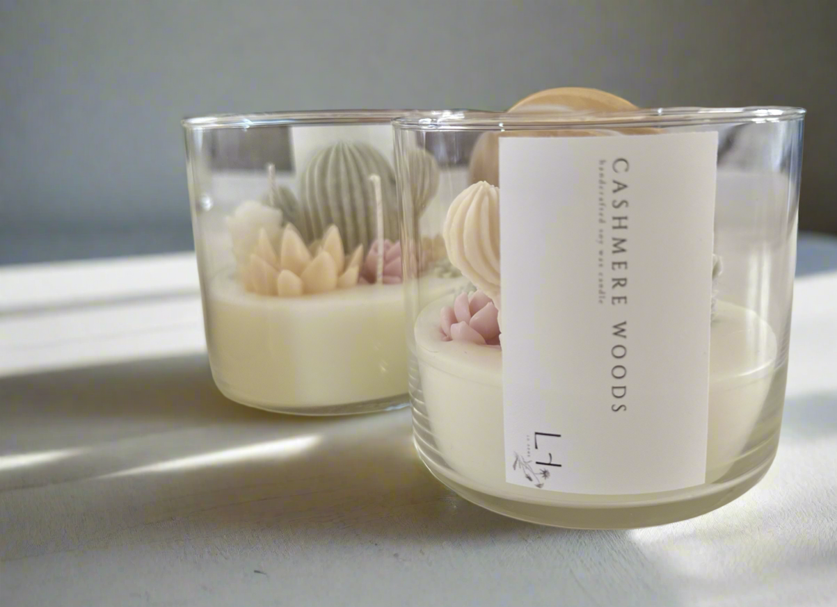 (Faire) Lu home The Succulent Jar Scented Candle