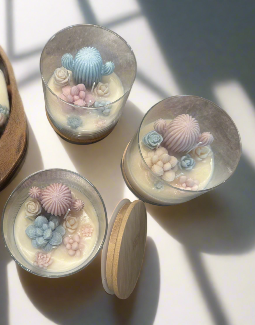 (Faire) Lu home The Succulent Jar Scented Candle