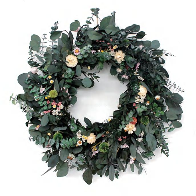 Lu home The Spring Blooms Wreath
