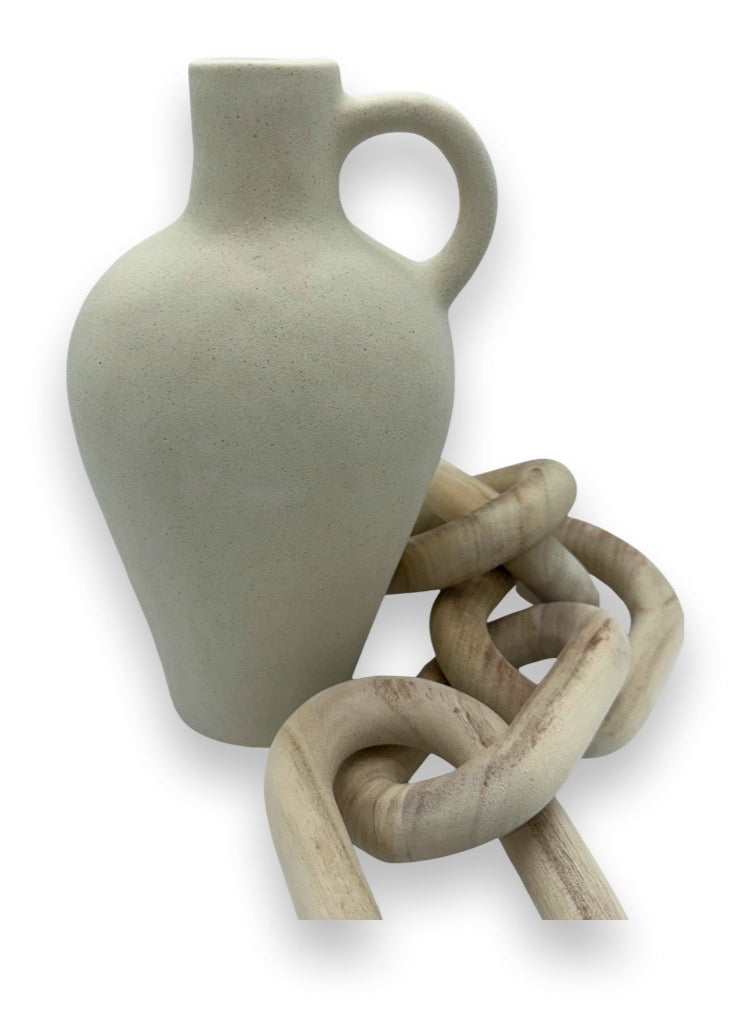 Lu home Handcrafted Rustic Jug Vase