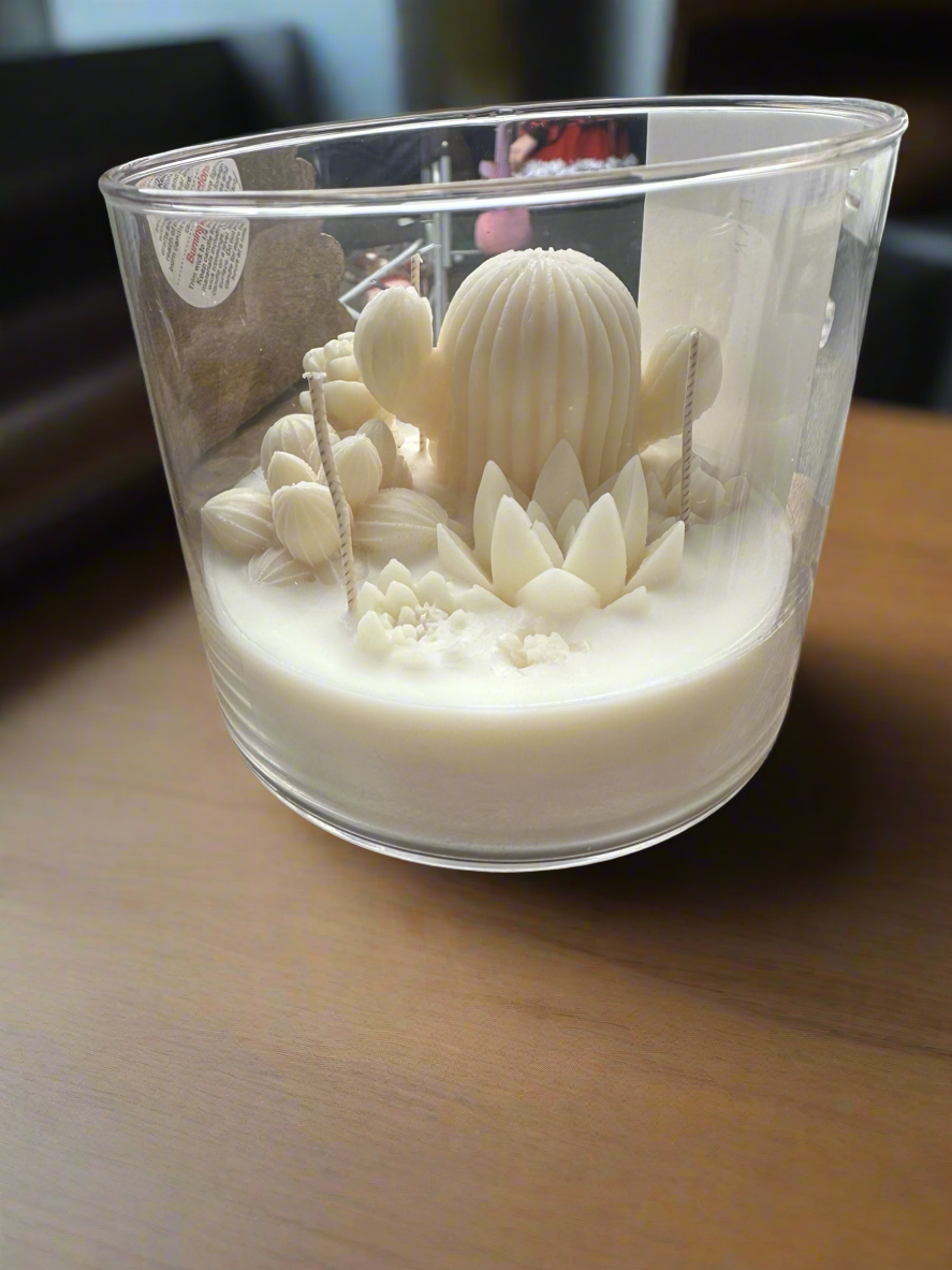 (Faire) Lu home The Succulent Jar Scented Candle