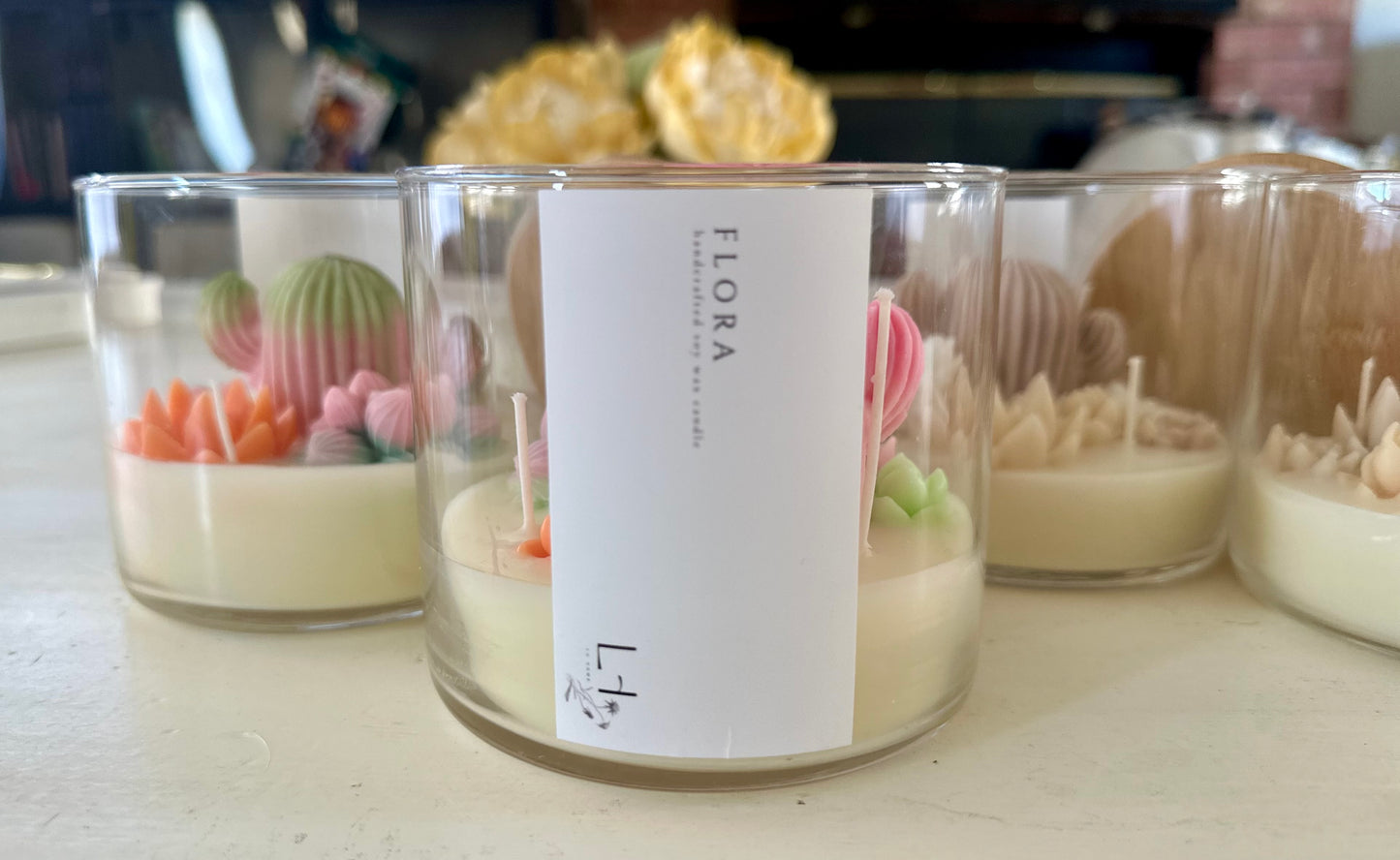 (Faire) Lu home The Succulent Jar Scented Candle