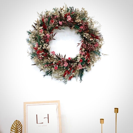 Lu home The Peppermint Love Wreath - 22”