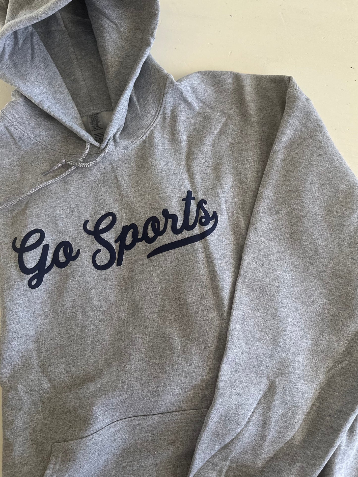 Go Sport! Oversized Hoodie with Kangaroo Pockets