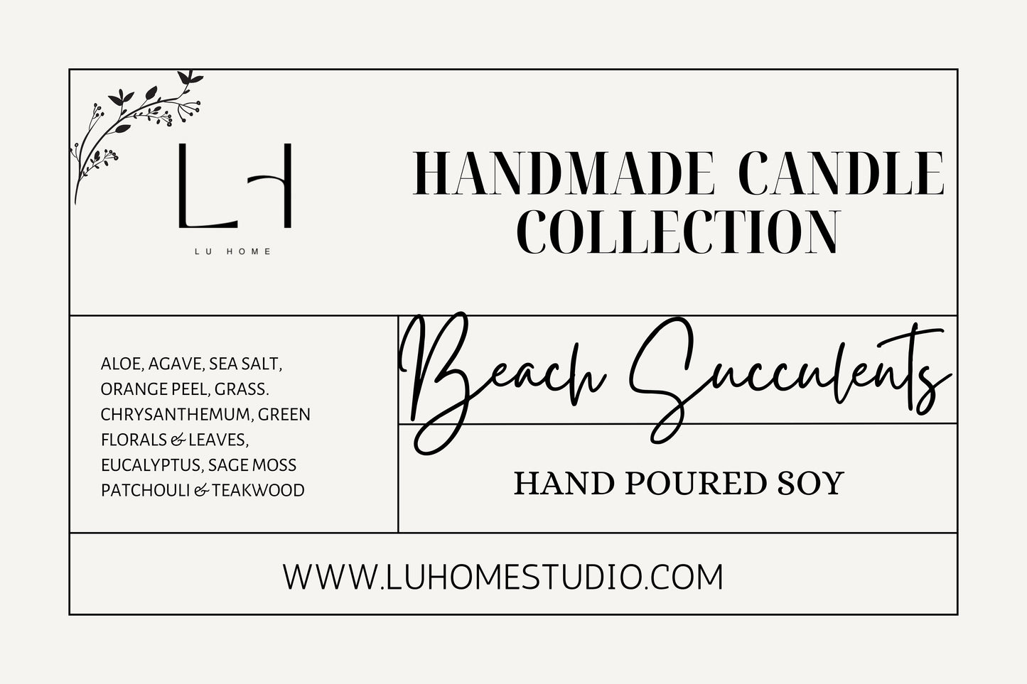 Lu home The Not So Secret Garden Duo Candle