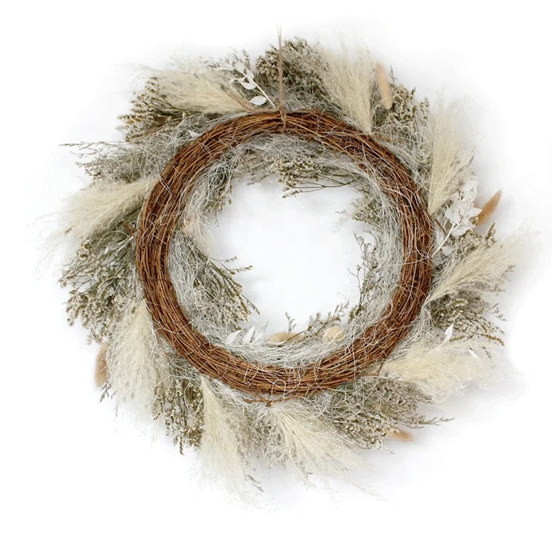 Lu home The Earthy Floral Wildflower Wreath - 22”