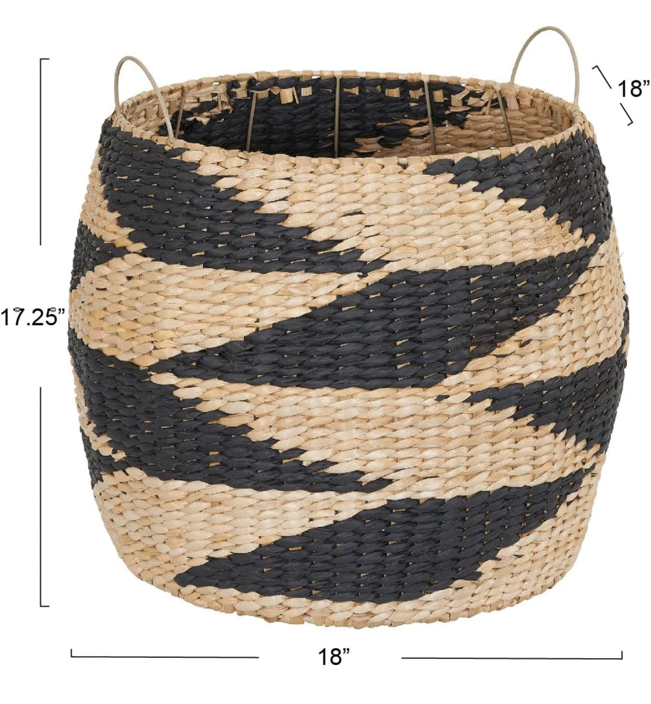 The Luxe XL Decorative Woven Wicker Storage Basket