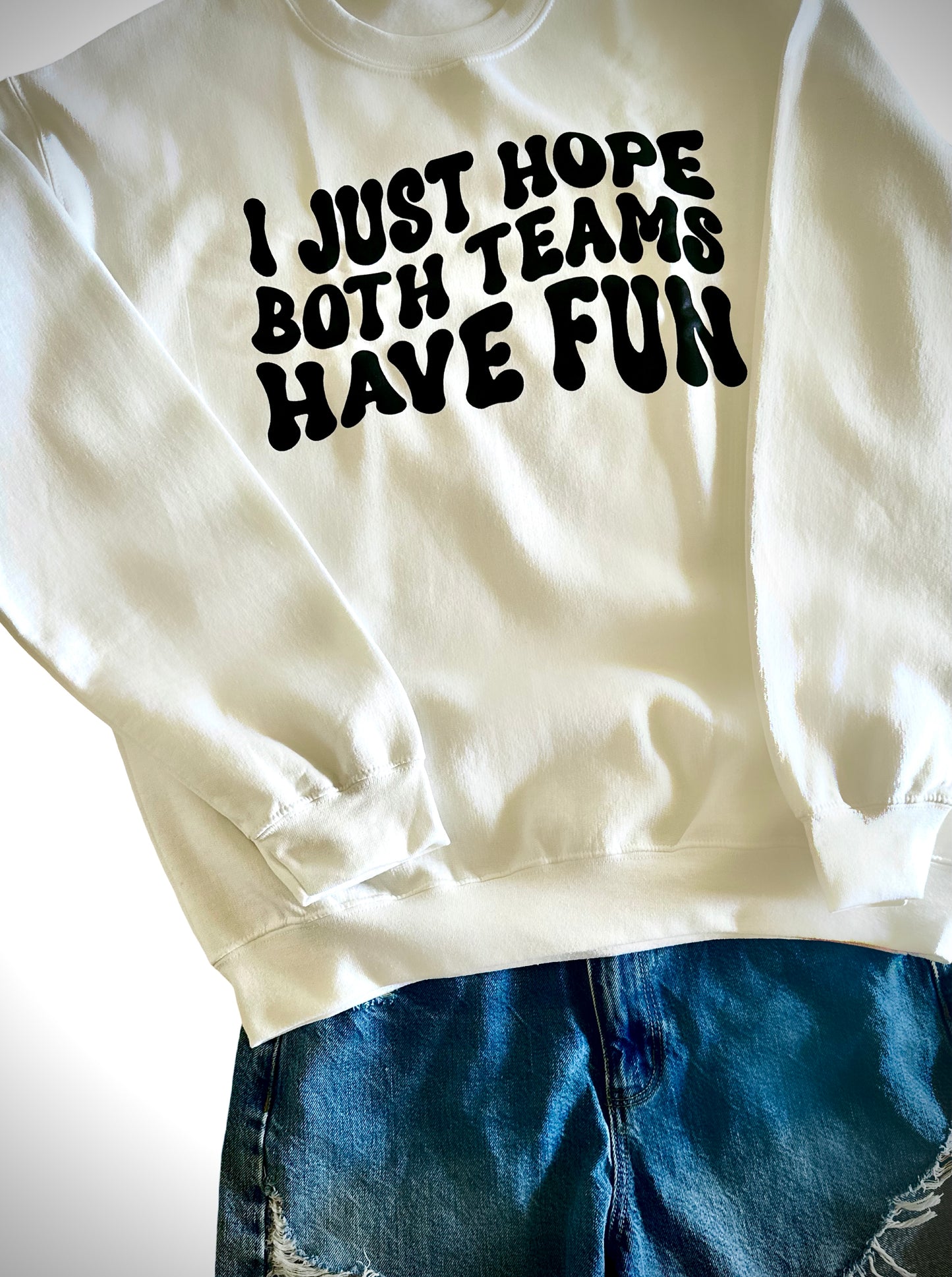 Go Teams! Oversized Crewneck Sweatshirt