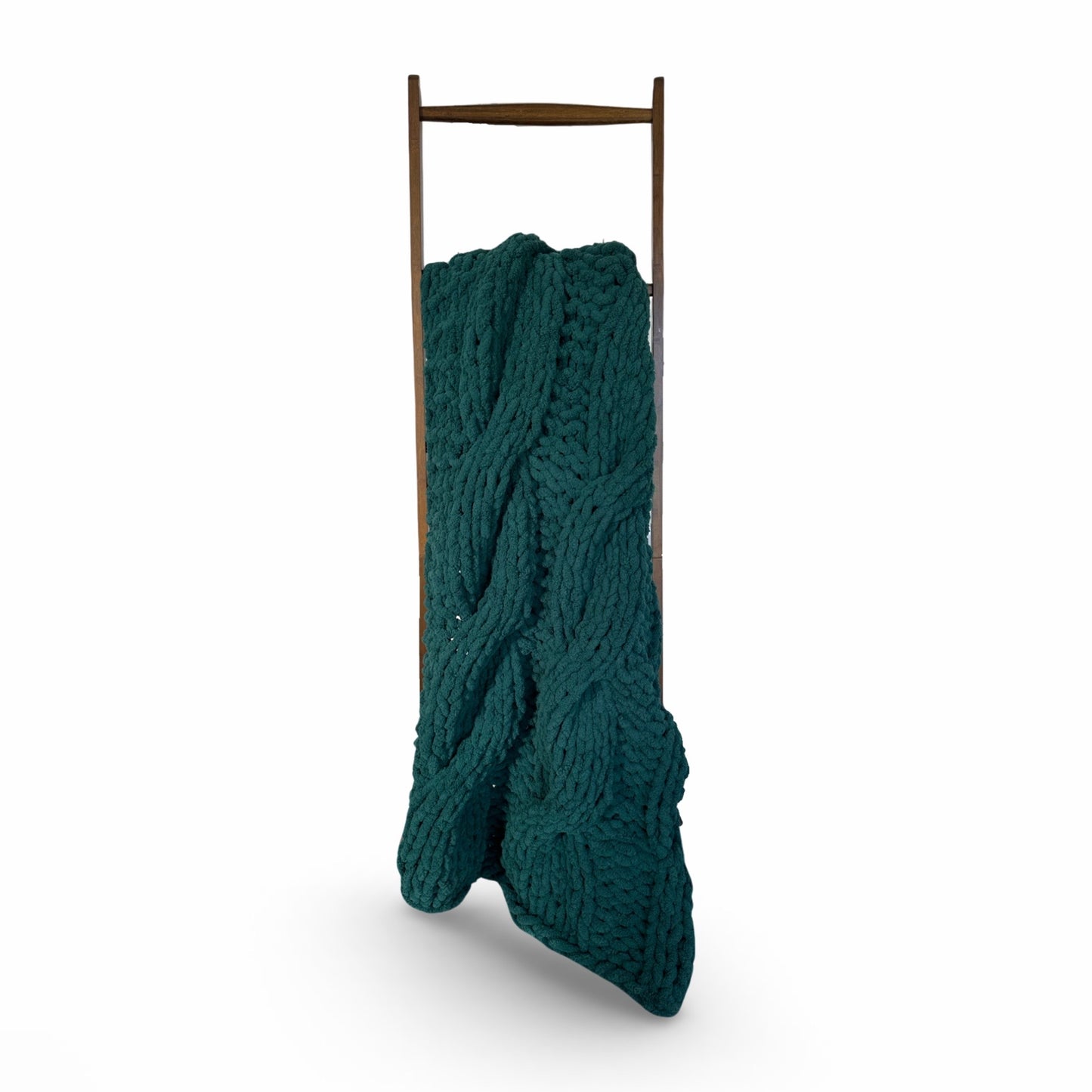 Lu home Oversized Plush Chunky Cable Knit Blanket