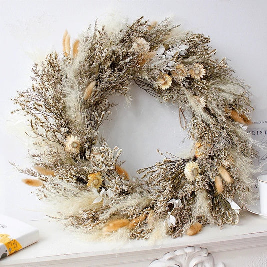 Lu home The Earthy Floral Wildflower Wreath - 22”