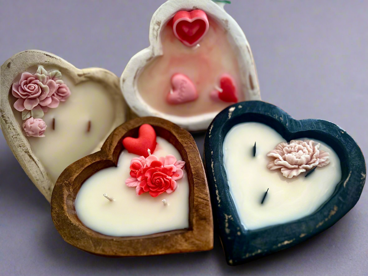 Sweet Heart Dough Bowl Scented Candle