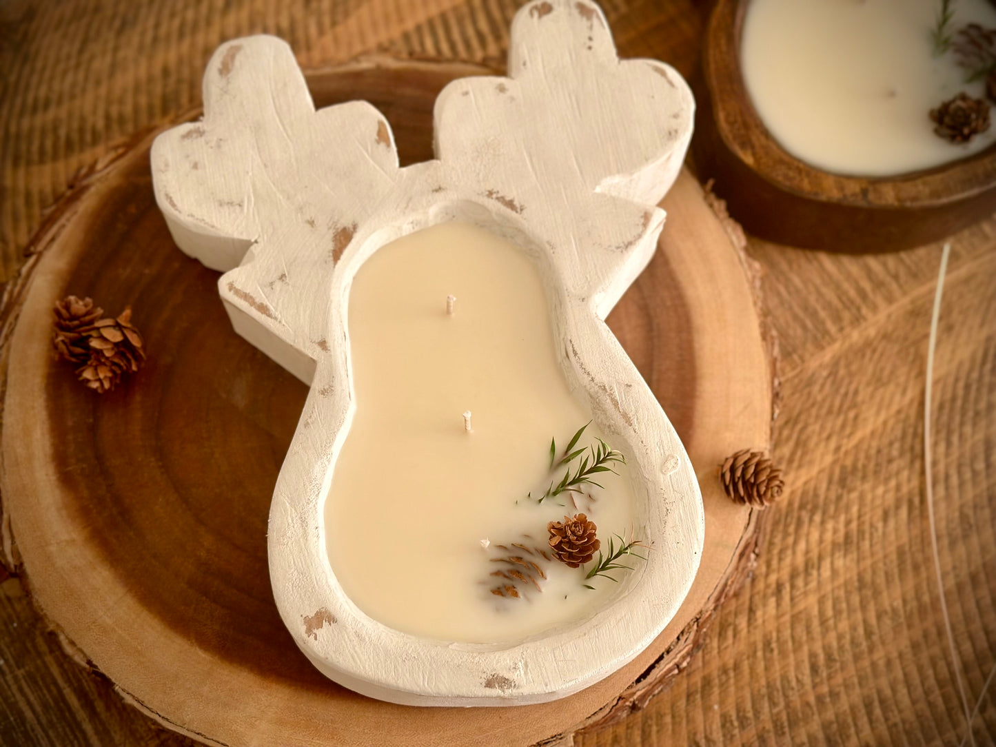 The Reindeer Dough Bowl Scented Candle