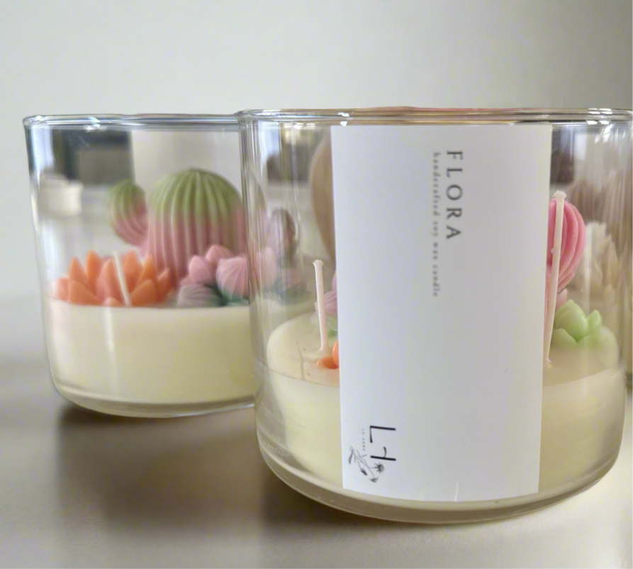 Lu home The Succulent Jar Scented Candle