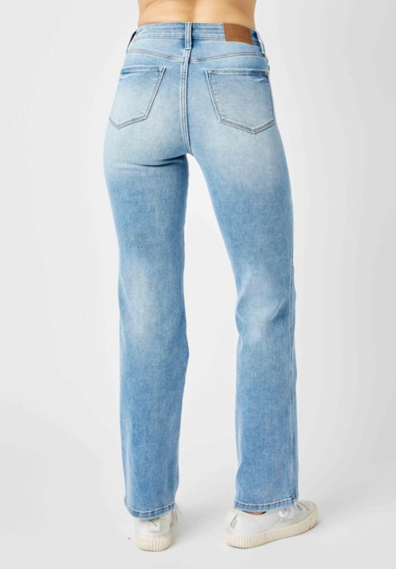 True To Size Tummy Control High Waisted Straight Jeans
