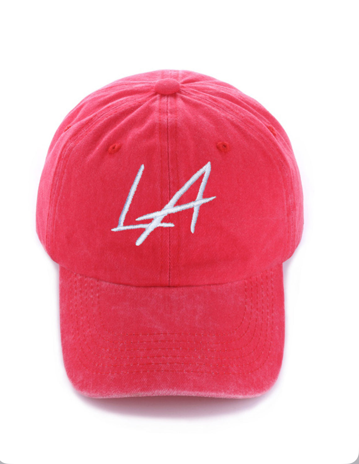 LA Strong Washed Embroidered Baseball Cap