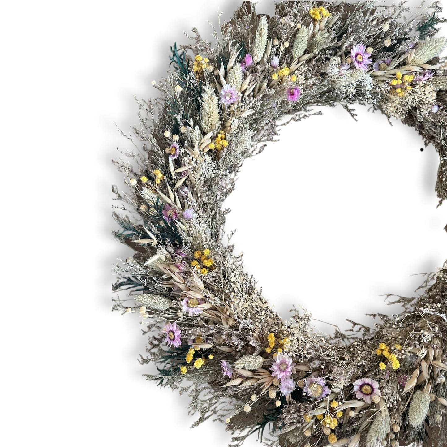 Lu home The Daisy & Pampas 22” Wreath