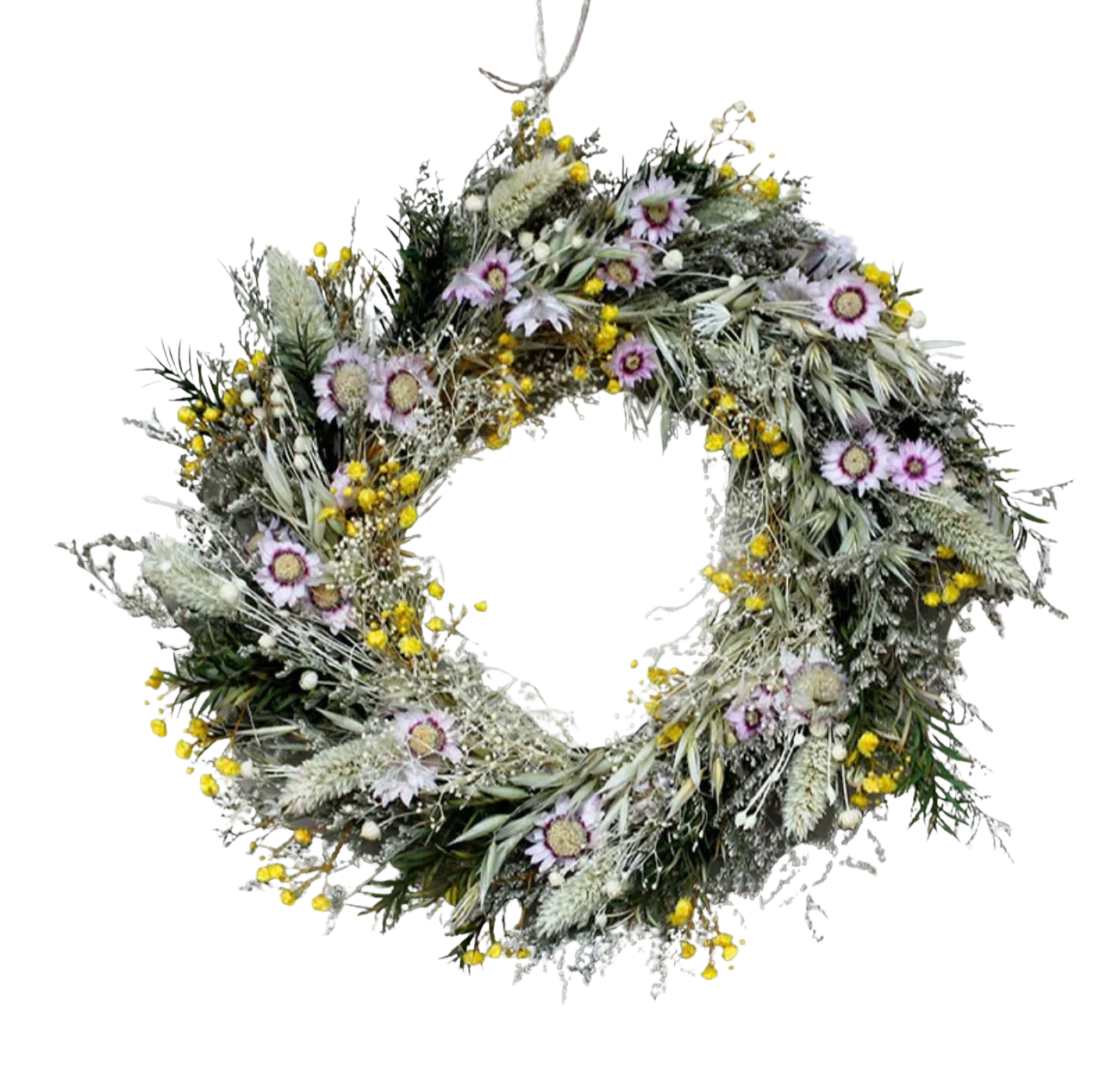 Lu home The Daisy & Pampas 22” Wreath