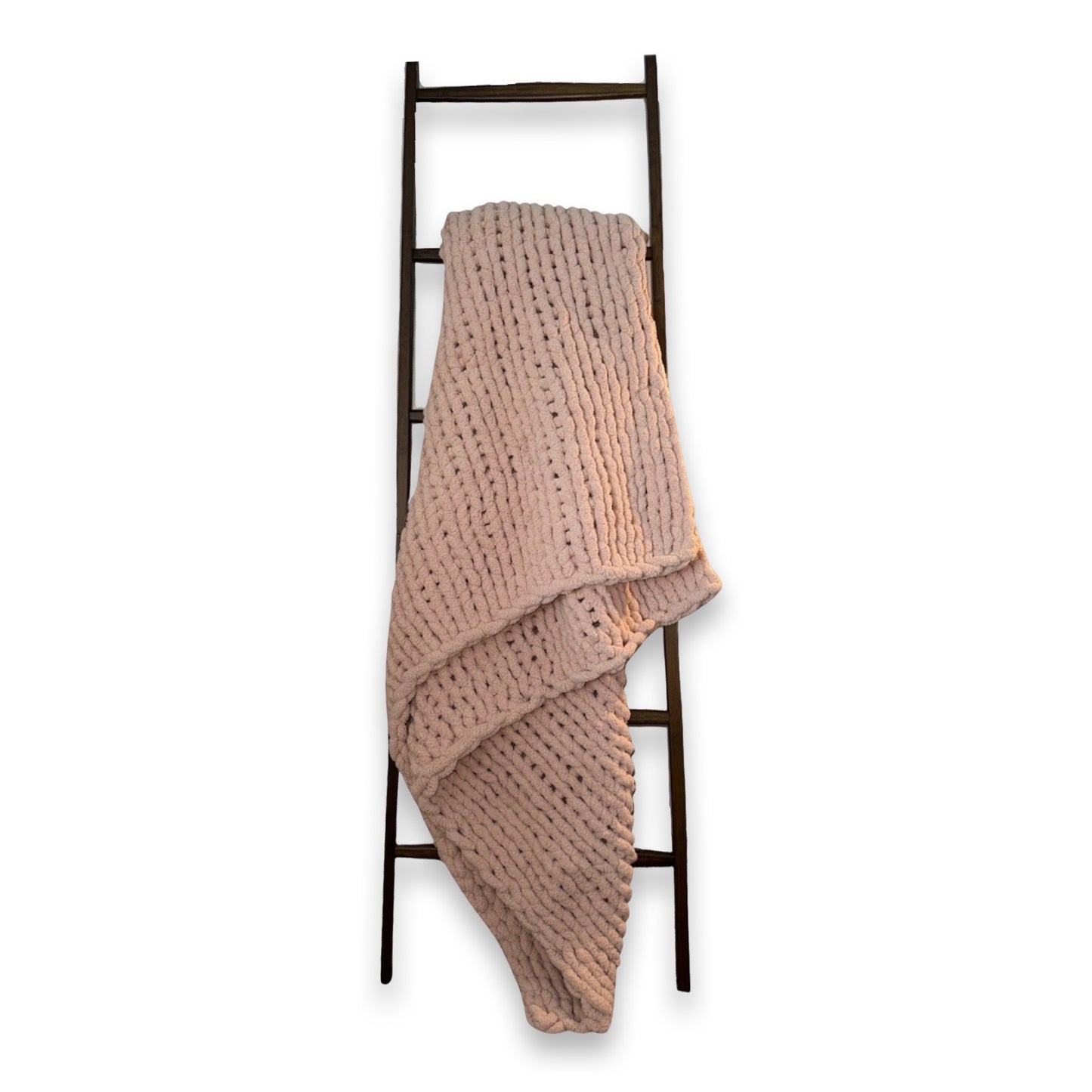 Lu home Oversized Chunky Knit Blanket, 70”x50”