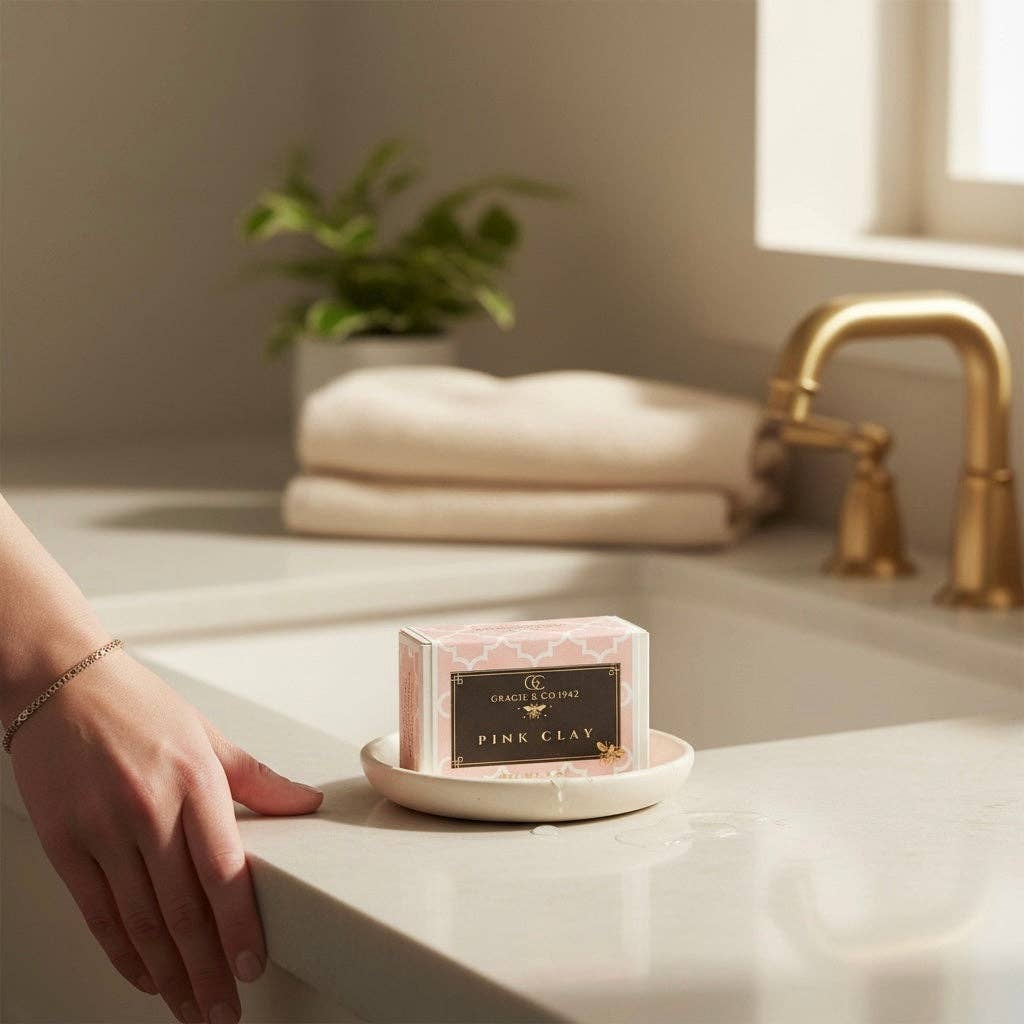 Rose French Pink Clay Facial Soap